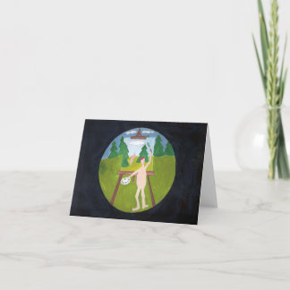 carte de note pour peintre nudiste