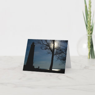 Carte de note réglée de lune