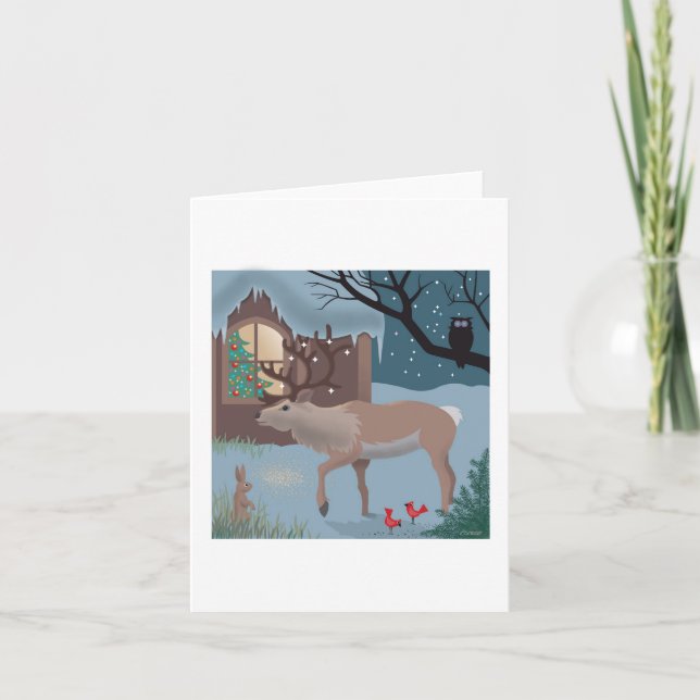 Carte de note Reindeer (Devant)