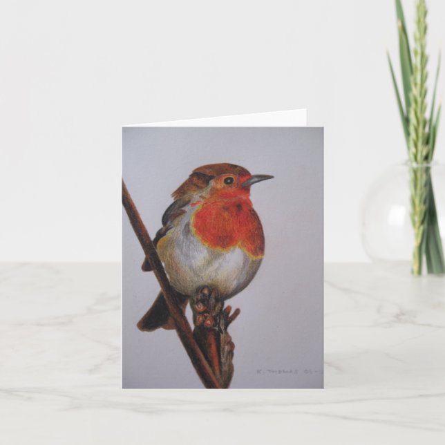 Carte de note Robin (Devant)