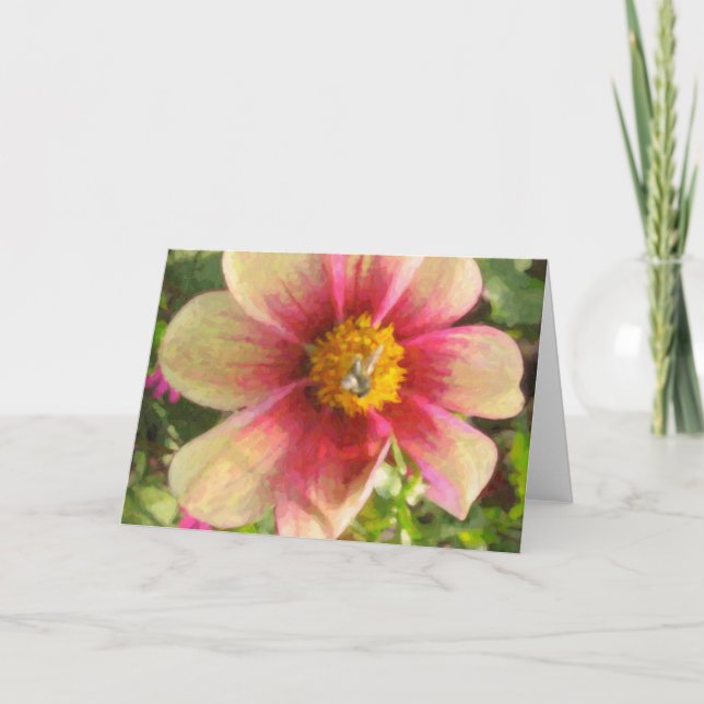 Carte de note "Rose Indian Daisy" (Devant)