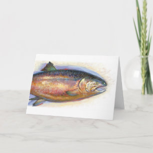 Carte de note saumon