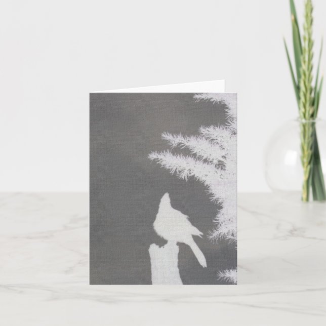 Carte de note Silhouette Jay de Steller (Devant)