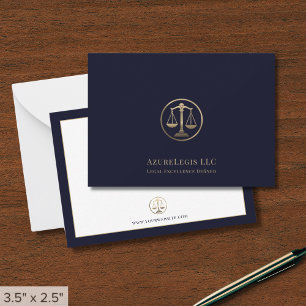 Carte de note simple à échelle élégante de justice