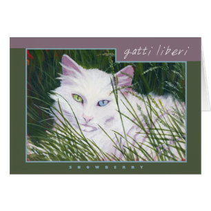 Carte de note "Snowberry" - Collection Gatti Liber