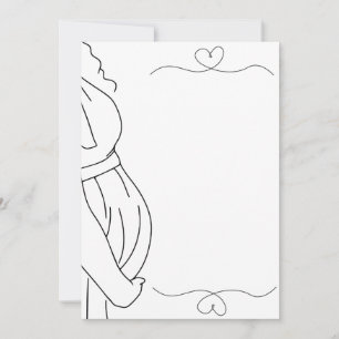 Carte de note sur la grossesse avant allaitement