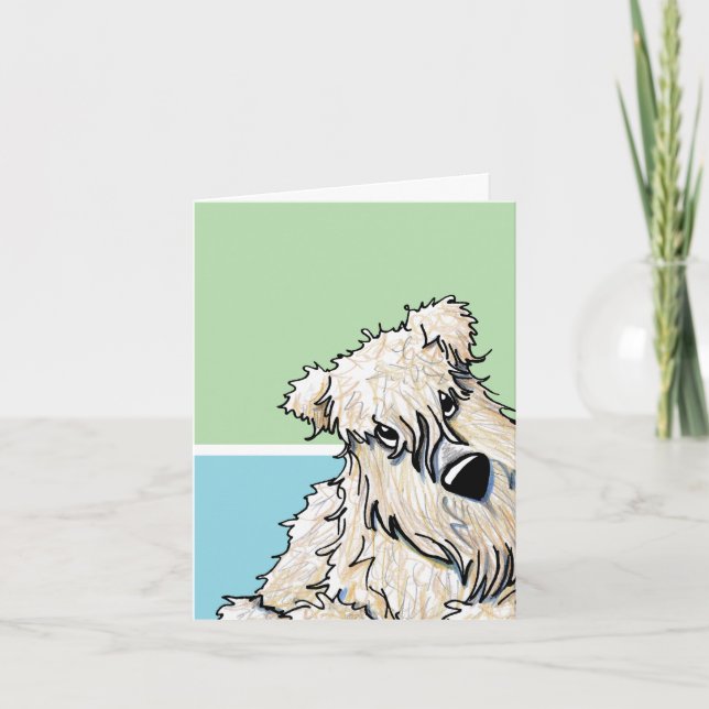 Carte de note sur le Terrier à roues (Devant)