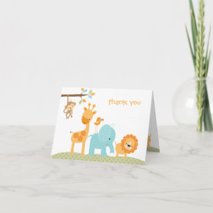 Carte de note Sweet Safari
