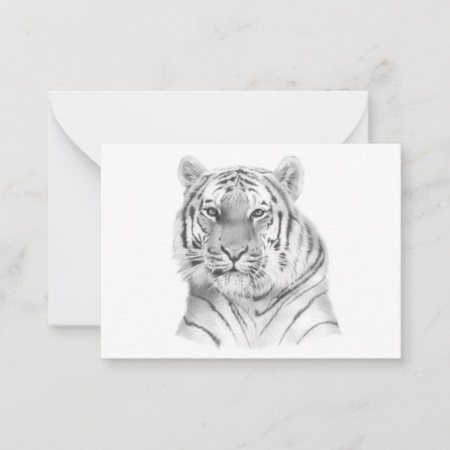 Carte de note Tiger (Devant)