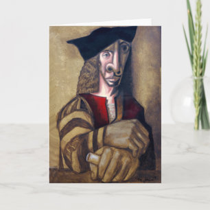 Carte de note Tom X "Harlequin Courtier"