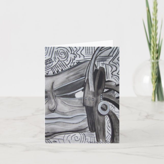 Carte de note tribale de fusion (Devant)