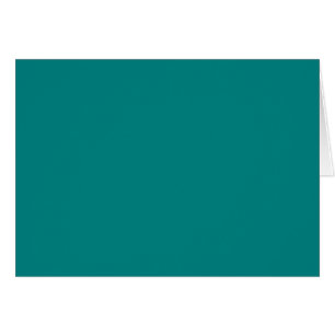 Carte de note turquoise