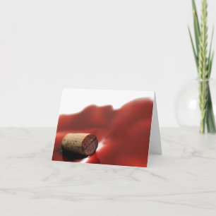 Carte de note "UnCorKed" pour les amateurs de vin