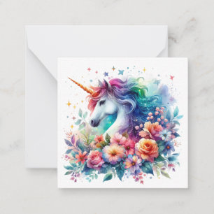 Carte de note Unicorn