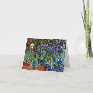 Carte de note Van Gogh Irises