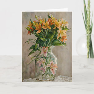 Carte de note Vase d'art de l'Imaginaire surréalis