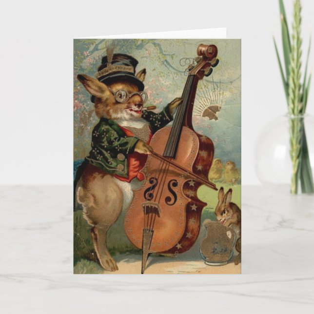 Carte de note victorienne d'orchestre de (Devant)