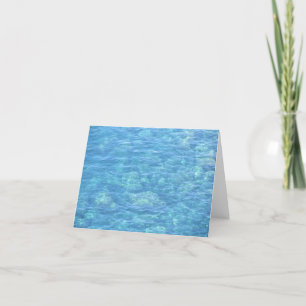 Carte de note vide : pool de carreaux