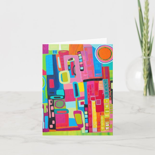 Carte de note vierge d'appel du domicile (Devant)