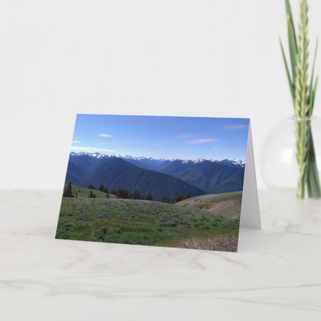 Carte de note vierge Hurricane Ridge (Devant)