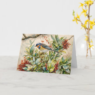 Carte de note Whimsical Art Oiseau