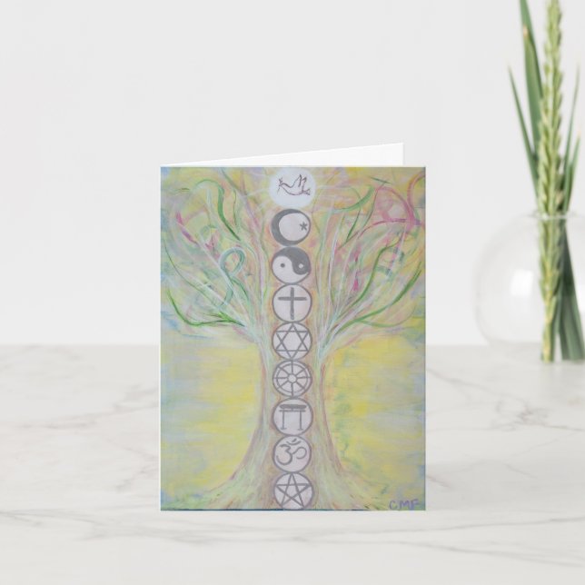 Carte de notes de l'Arbre de l'Unité - L'amour con (Devant)