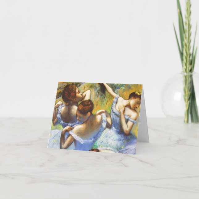 Carte de notes Degas Blue Dancers (Devant)