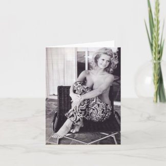 Carte de notes pour femme de style vintage