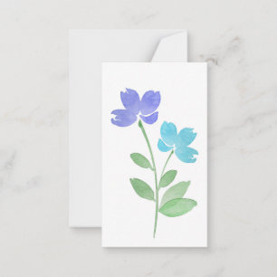 Carte de notes pour les tiges d'aquarelle Aqua Per