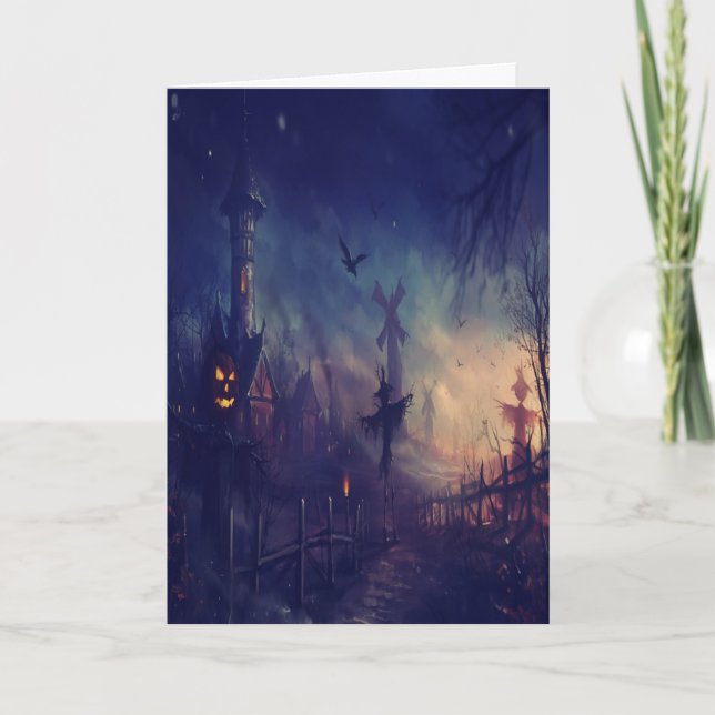 Carte de nuit de Halloween (Devant)