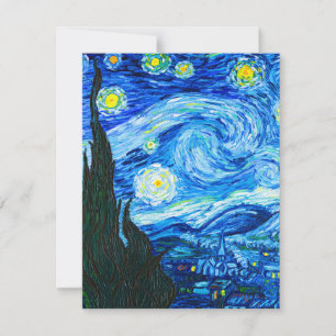 Carte de nuit Van Gogh Starry
