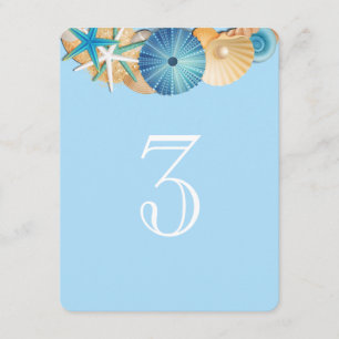 Carte de numéro de table-3