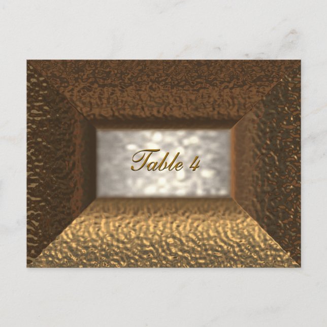 Carte de numéro de table Ashley Victorian (Devant)