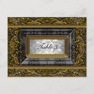 Carte de numéro de table Crémieux