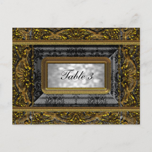 Carte de numéro de table Crémieux (Devant)