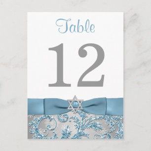 Carte de numéro de table IMPRIMÉE - Winter Wonderl