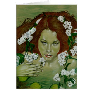 Carte de nymphe de naïade