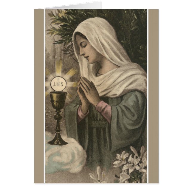 Carte de offre de masse catholique (Devant)