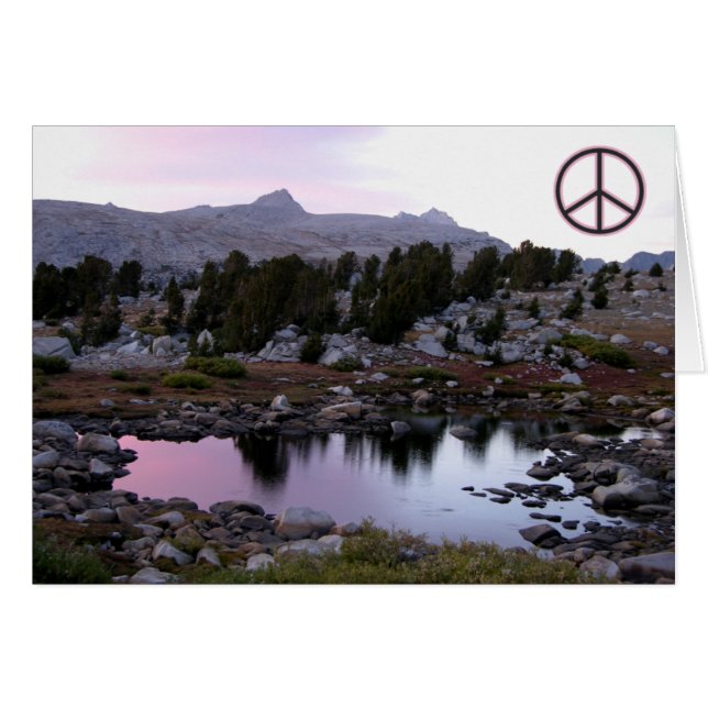 Carte de pacifiste (Devant horizontal)