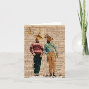 Carte de page du dictionnaire de cerfs de neige vi