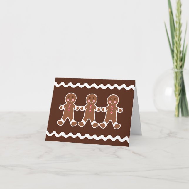 Carte de pain d'épice de Noël (Devant)