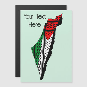 Carte de Palestine avec drapeau et Motif Keffiyeg
