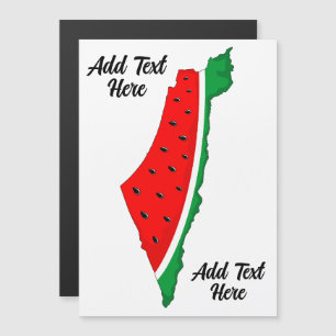Carte de Palestine Watermelon Symbole de la libert