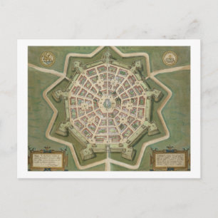 Carte de Palma, de 'Civitates Orbis Terrarum' par 