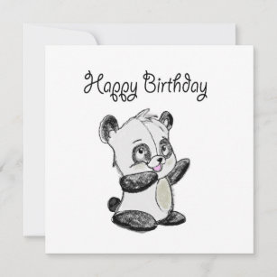 Invitations Faire Part Cartes Anniversaire Panda Zazzle Ca