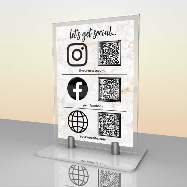 Carte de panneau des médias sociaux d'affaires mod (Créateur téléchargé)