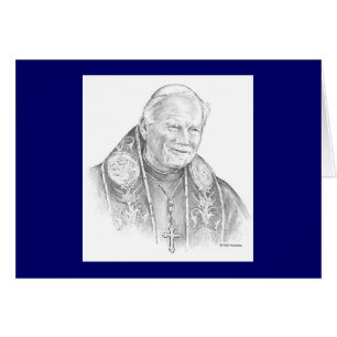 Carte de "Pape Jean Paul II" de Paul McGehee