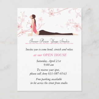 Carte de papeterie Yoga Blossoms