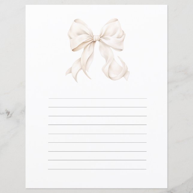 Carte de papier à lettres neutres (Devant)