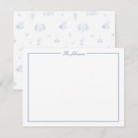 Carte de papier à lettres personnalisées Bordure b